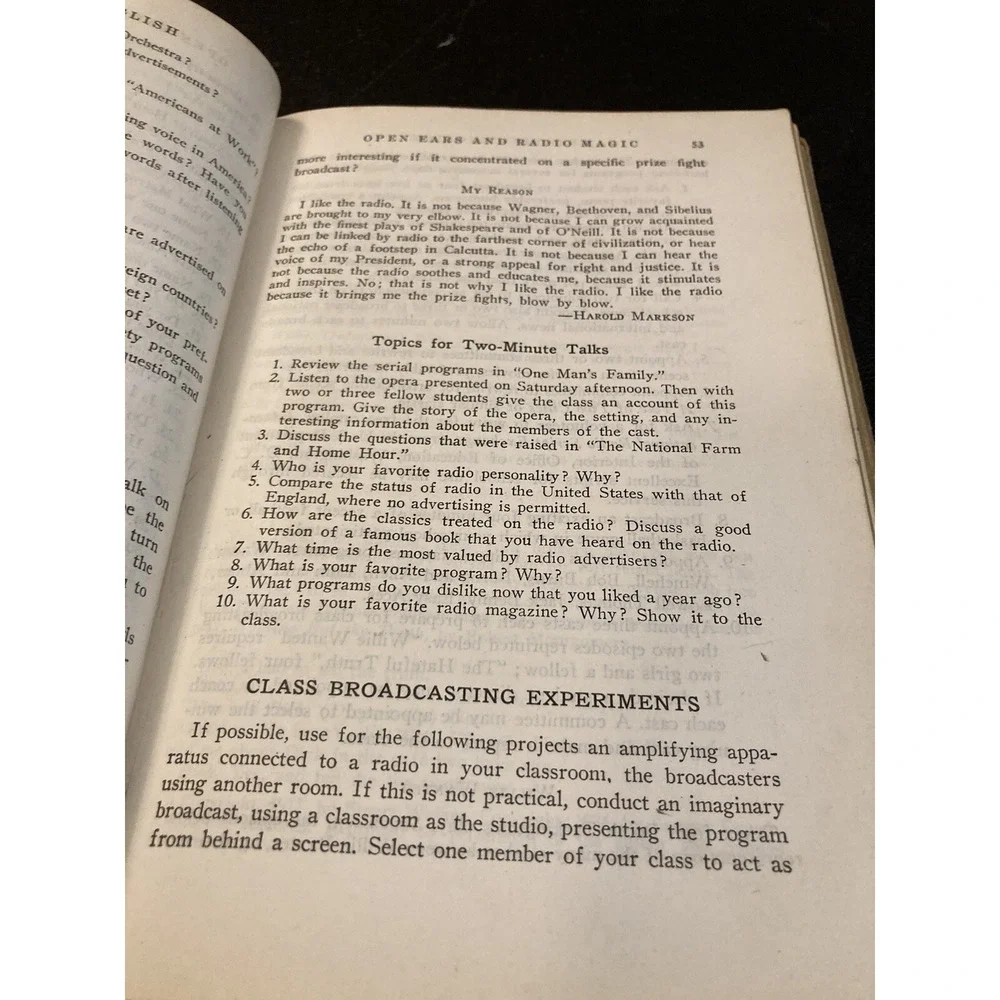 Enjoying English 11 Vtg Text Book Wolfe Grammar Spelling Language Art School Old